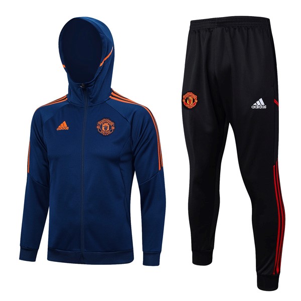 Chaqueta Con Capucha Manchester United 2024 Azul